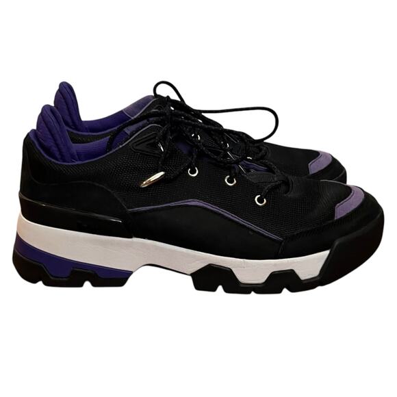 Timberland Euro Swift Low Top Hiking Boot Hiker Trail Shoes Black Purple 9.5 - Picture 12 of 13